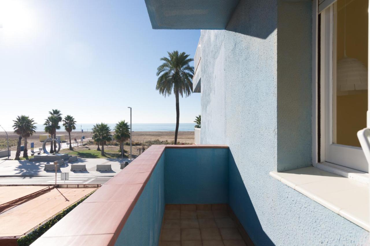 Apartamento En 1Era Linea Mar Con Terraza De 25M2 Кастельдафелс Екстер'єр фото